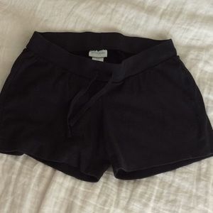 Black Maternity Sweat Shorts SM